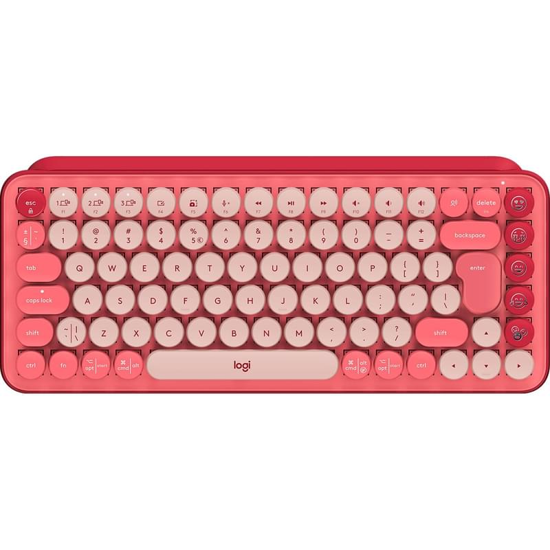 USB/BT Logitech POP Keys сымсыз пернетақтасы, Rose (920-010718) - фото #0, Technodom.kz