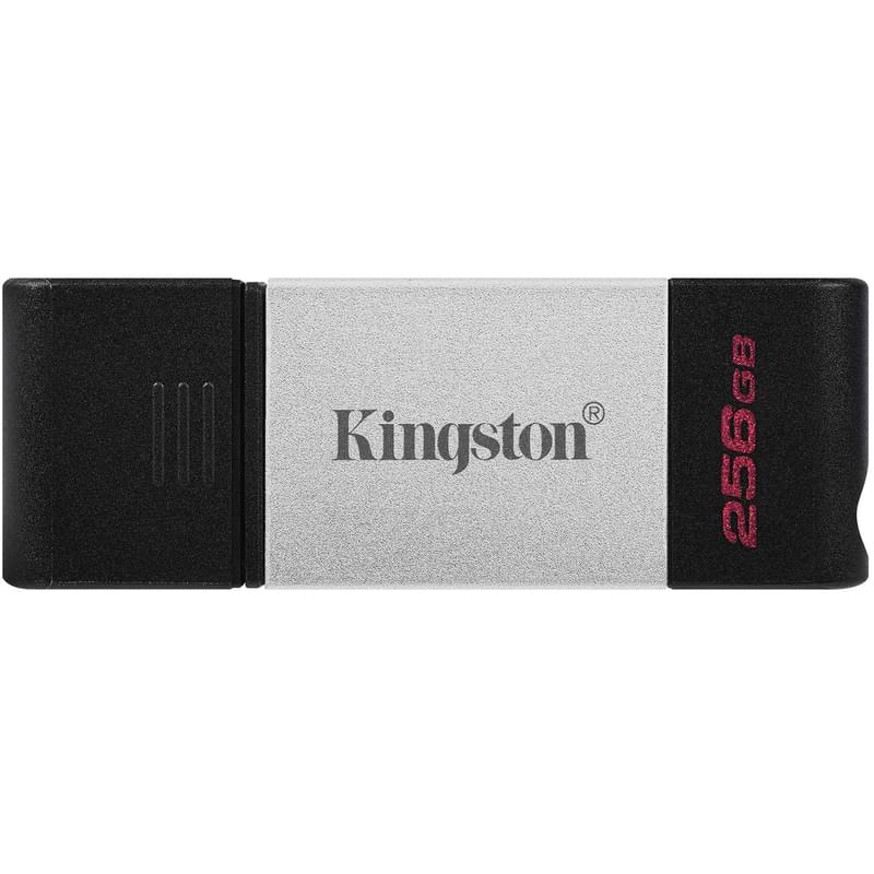 USB Флешка 256GB Kingston DataTraveler 80 Type-C 3.2 Gen 1 Metal (DT80/256GB) - фото #0, Technodom.kz