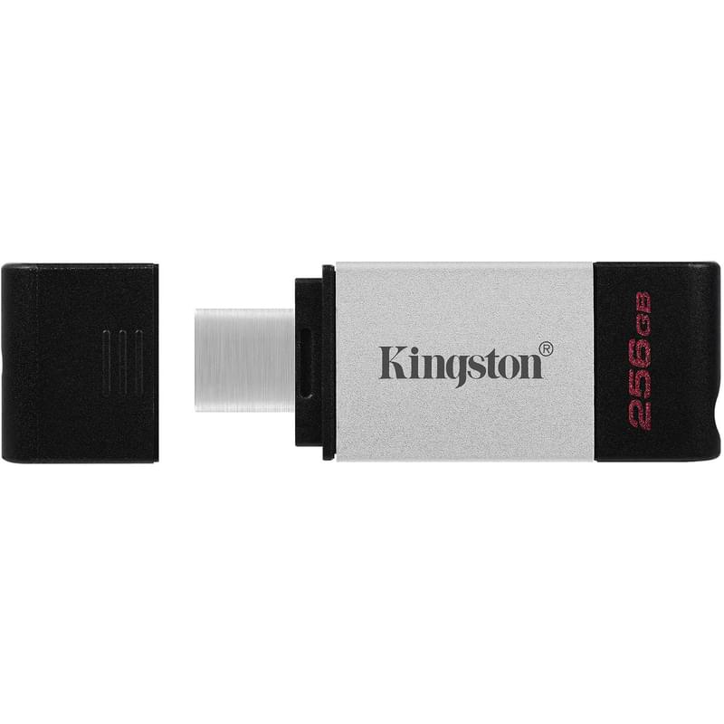 USB Флешка 256GB Kingston DataTraveler 80 Type-C 3.2 Gen 1 Metal (DT80/256GB) - фото #1, Technodom.kz