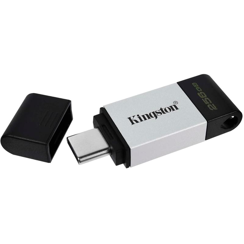 USB Флешка 256GB Kingston DataTraveler 80 Type-C 3.2 Gen 1 Metal (DT80/256GB) - фото #3, Technodom.kz