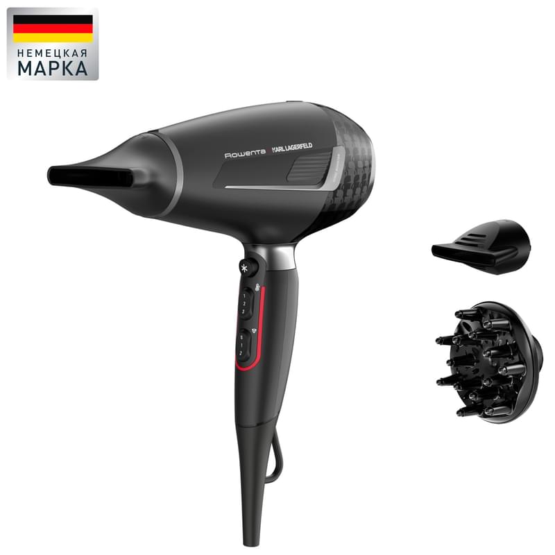 Фен Rowenta Karl Lagerfeld CV887L - фото #0, Technodom.kz
