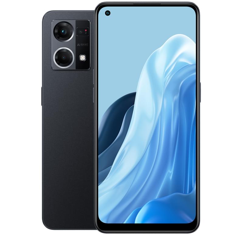 Смартфон OPPO Reno 7 8/128GB Cosmic Black - фото #0, Technodom.kz