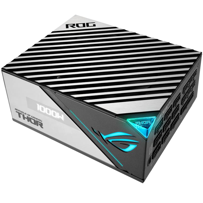 Блок питания 1000W Asus ROG THOR ATX 80 PLUS Platinum 8x6+2pin, 2x4+4pin (ROG-THOR-1000P2-GAMING) - фото #1, Technodom.kz