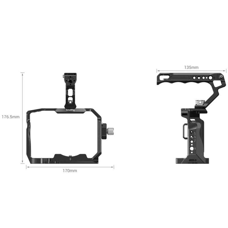 Sony A7SIII/A7IV арналған SmallRig 3668 Cage торы және тұтқасы - фото #6, Technodom.kz