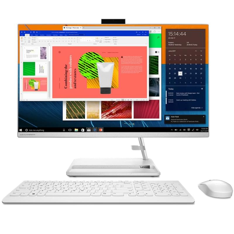 Моноблок 27" Lenovo IdeaCentre AIO 3 27ITL6 White (51135G7-8-512-W-FHD) - фото #0, Technodom.kz