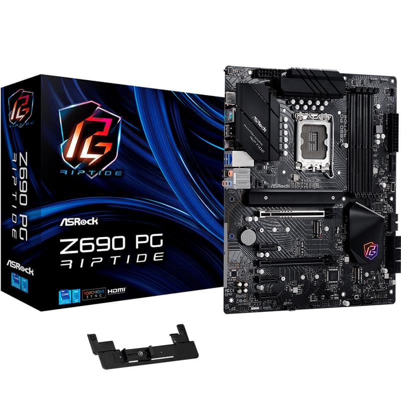 ASRock Жүйелік тақшасы Z690 PG Riptide LGA1700 4DDR4 PCI-E 2x16 3x1 (HDMI) ATX - фото #6, Technodom.kz ASRock Жүйелік тақшасы Z690 PG Riptide LGA1700 4DDR4 PCI-E 2x16 3x1 (HDMI) ATX - фото #6, Technodom.kz