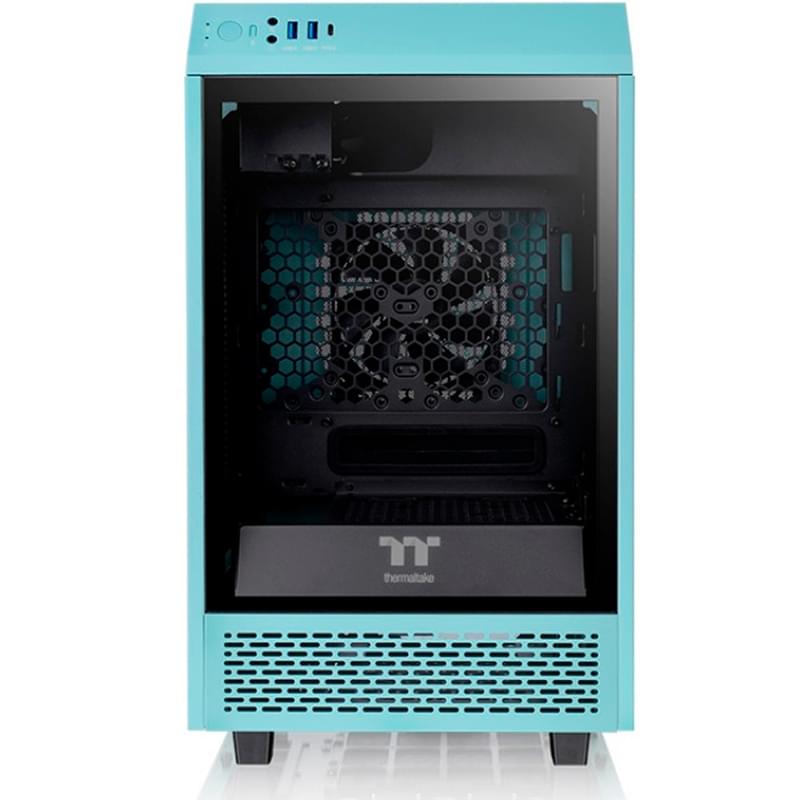 ПК корпус Thermaltake The Tower 100 MiniTower, window, Turquoise mITX (CA-1R3-00SBWN-00) - фото #1, Technodom.kz