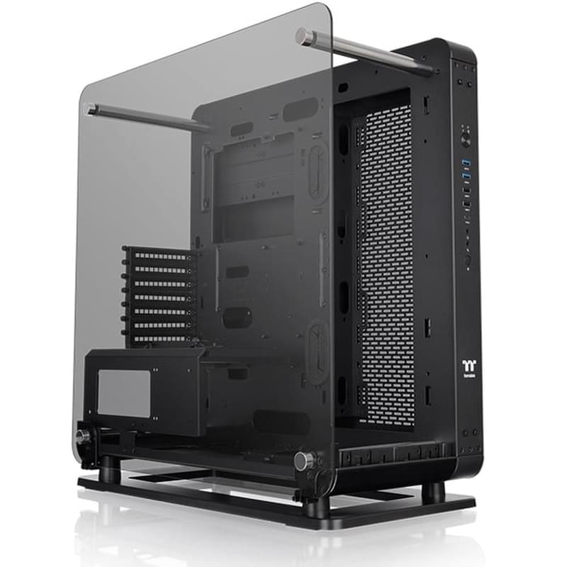 ПК корпус Thermaltake Core P6 Tempered Glass MidTower, window, Black ATX (CA-1V2-00M1WN-00) - фото #4, Technodom.kz
