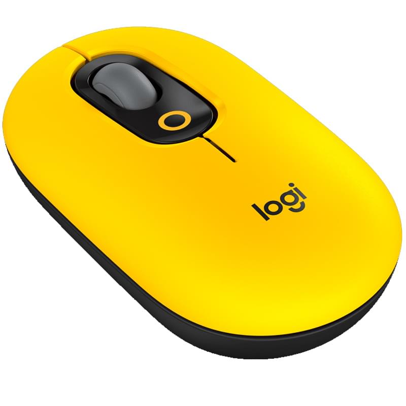 Сымсыз тінтуір USB/BT Logitech POP Mouse, Yellow (910-006546) - фото #8, Technodom.kz