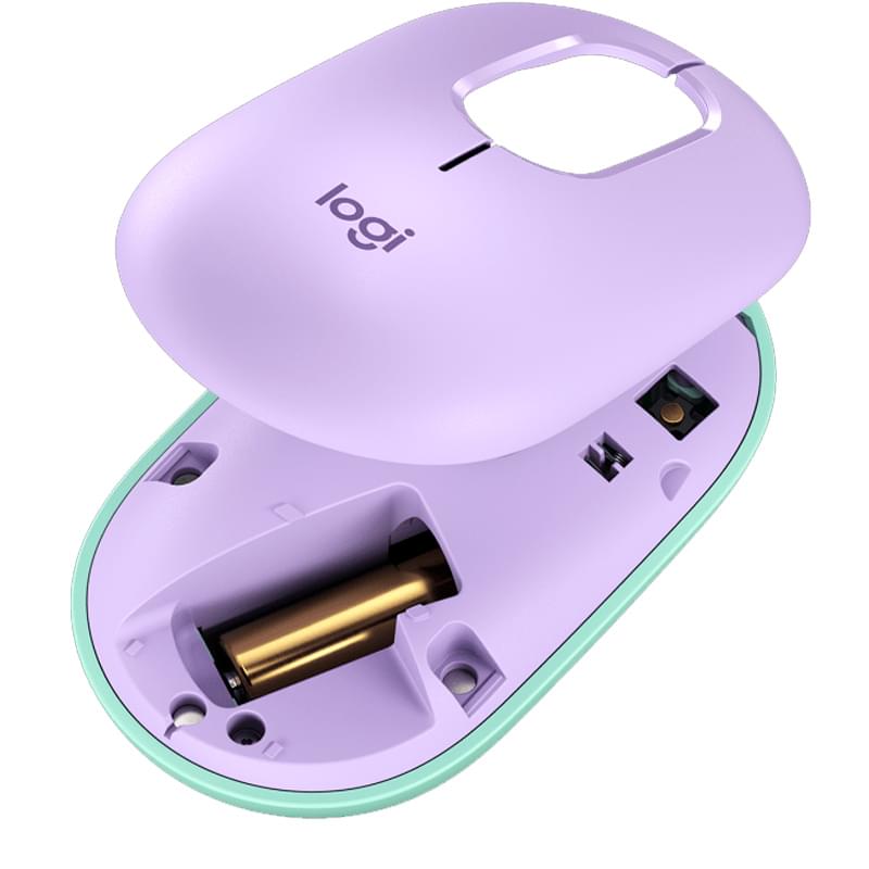 Мышка беспроводная USB/BT Logitech POP Mouse, Mint (910-006547) - фото #10, Technodom.kz