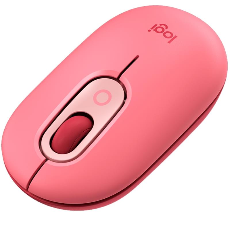 Мышка беспроводная USB/BT Logitech POP Mouse, Rose (910-006548) - фото #7, Technodom.kz