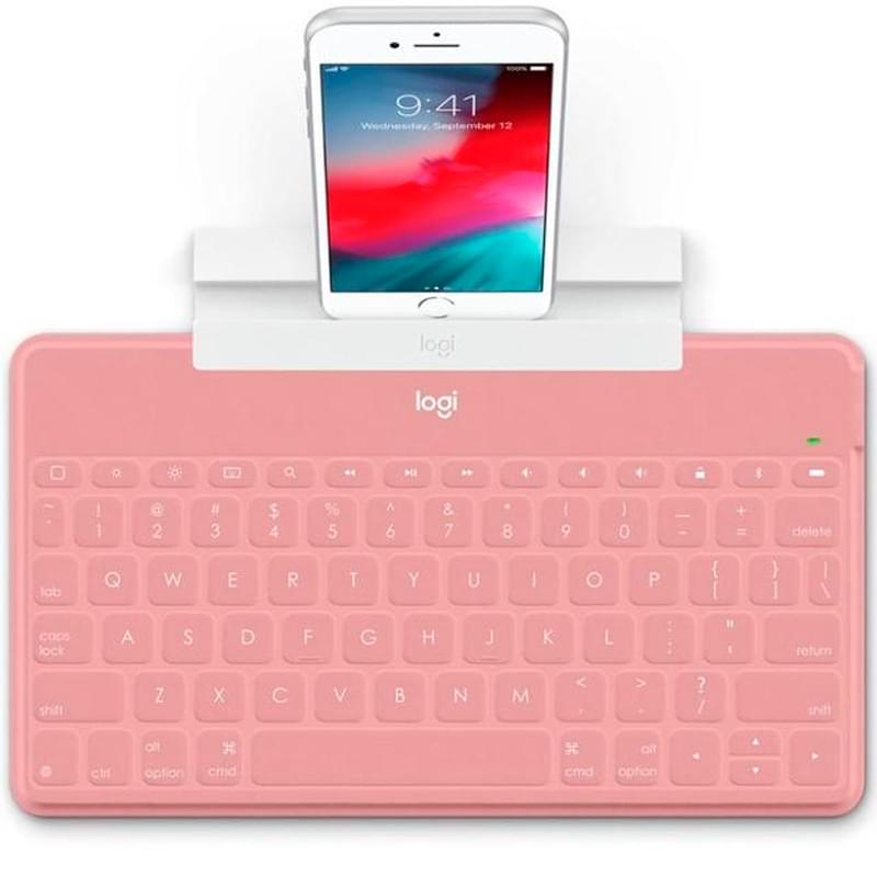 Клавиатура беспроводная USB/BT Logitech Keys-To-Go, Pink (920-010122) - фото #1, Technodom.kz