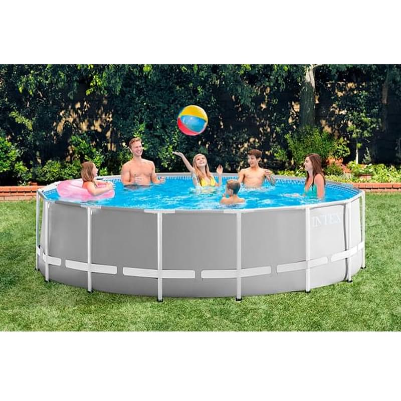 Каркасный бассейн INTEX 457 х 122 см, 16805 л, с фильтр-насосом (26726NP) - фото #2, Technodom.kz