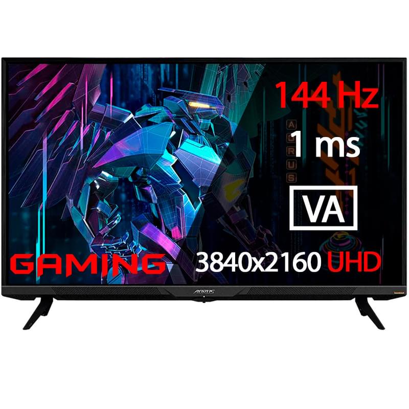 Игровой монитор 43" Gigabyte Aorus FV43U-EK 3840x2160 16:9 VA 144ГЦ (2HDMI+DP+Type-C) Black - фото #0, Technodom.kz