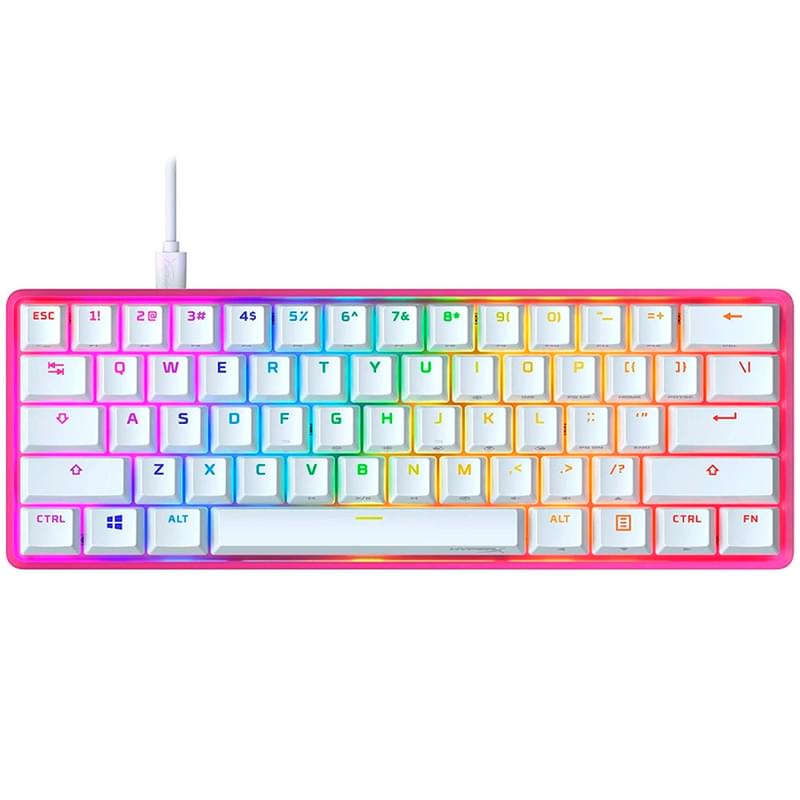 HyperX Alloy Origins 60 Pink, Red Switch (572Y6AA#ACB) ойын пернетақтасы - фото #0, Technodom.kz
