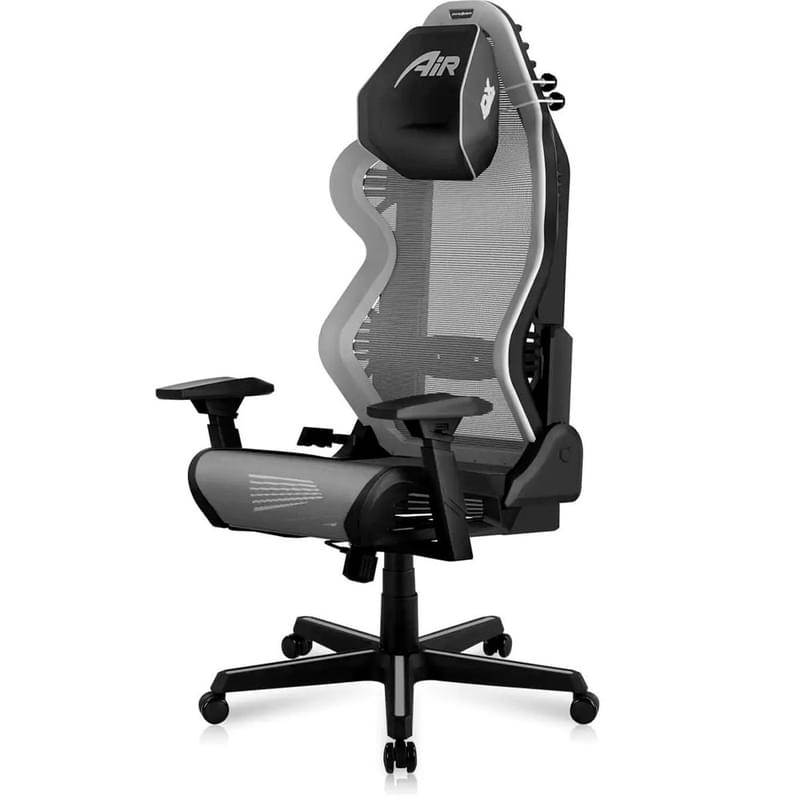Игровое компьютерное кресло DXRacer Air Series, Black/Grey (AIR/R1S/GN) - фото #2, Technodom.kz Игровое компьютерное кресло DXRacer Air Series, Black/Grey (AIR/R1S/GN) - фото #2, Technodom.kz