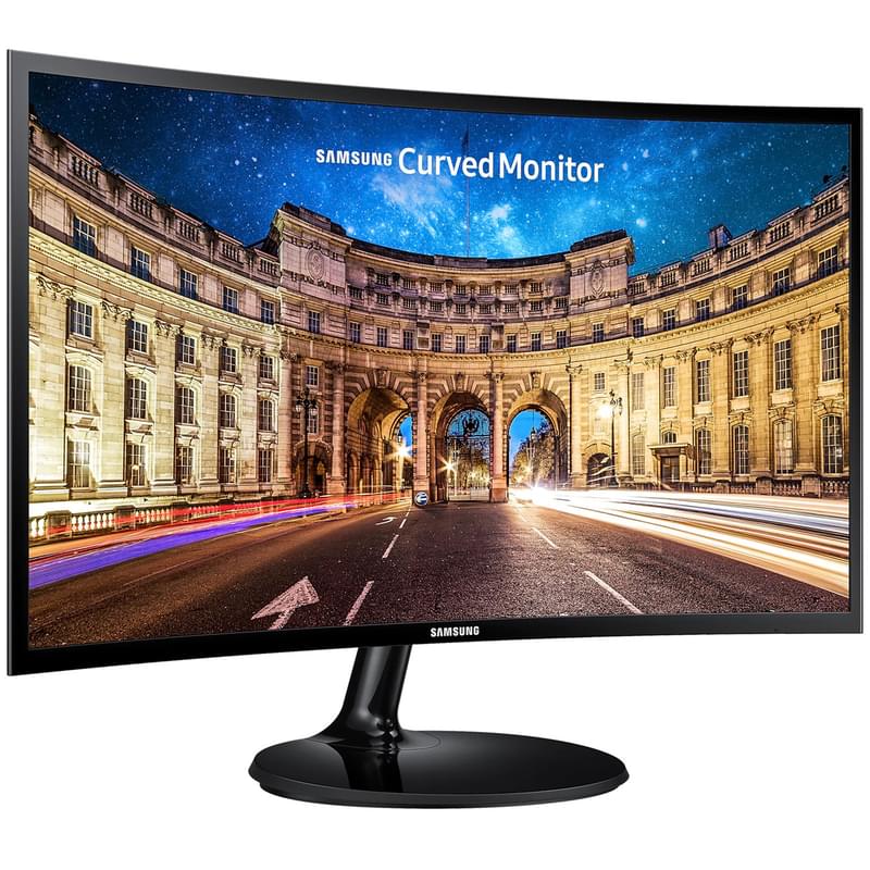 Монитор 23,5" Samsung LC24F390FHIXRU 1920x1080 16:9 VA 60ГЦ (HDMI+D-Sub) Curved Black - фото #3, Technodom.kz