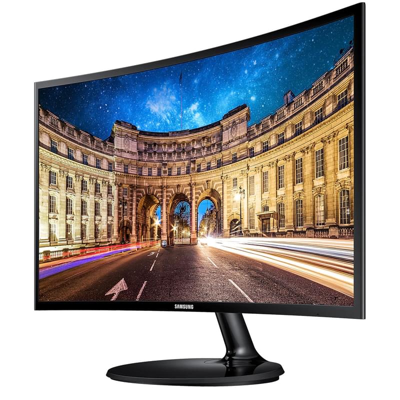 Монитор 23,5" Samsung LC24F390FHIXRU 1920x1080 16:9 VA 60ГЦ (HDMI+D-Sub) Curved Black - фото #4, Technodom.kz