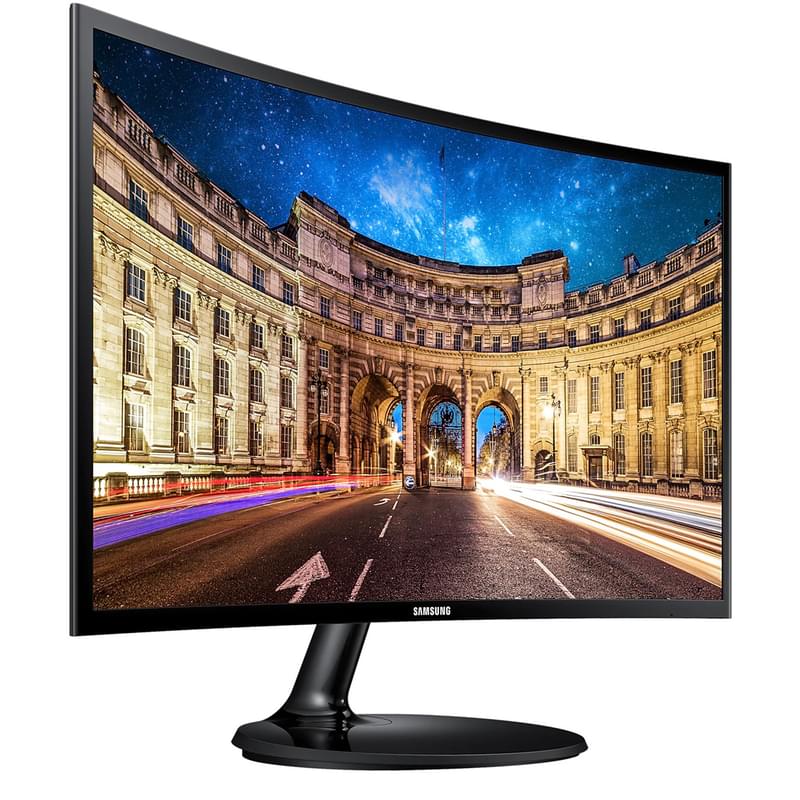 23,5" Samsung LC24F390FHIXRU Мониторы 1920x1080 16:9 VA 60ГЦ (HDMI+D-Sub) Curved Black - фото #5, Technodom.kz