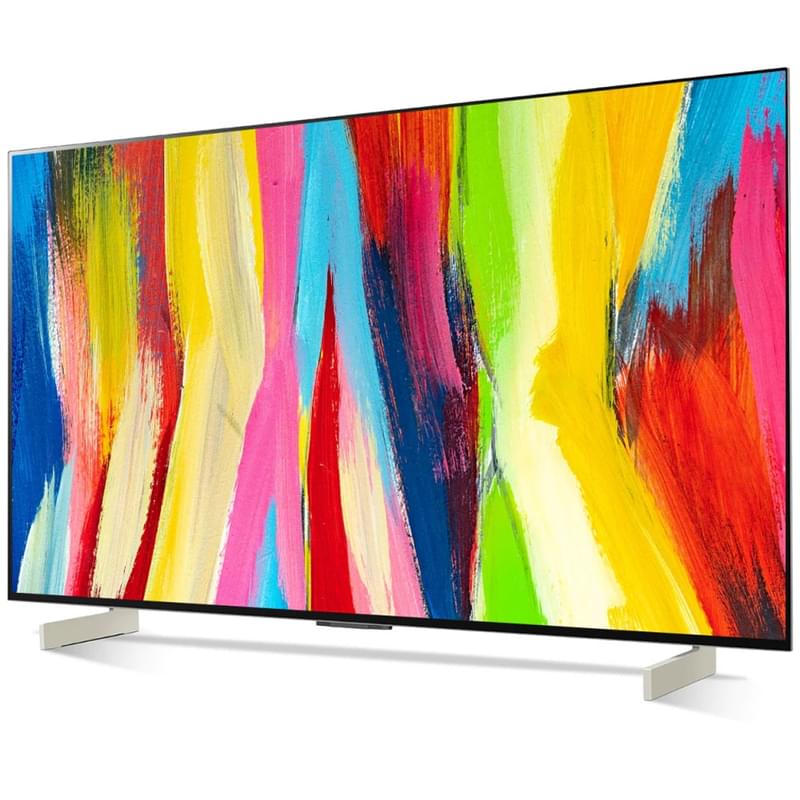 LG 42" OLED42C2RLB OLED UHD Smart теледидары Beige - фото #1, Technodom.kz