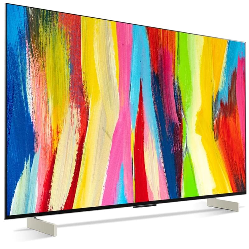 LG 42" OLED42C2RLB OLED UHD Smart теледидары Beige - фото #3, Technodom.kz