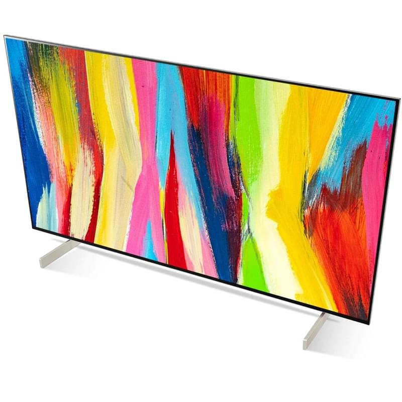 LG 42" OLED42C2RLB OLED UHD Smart теледидары Beige - фото #7, Technodom.kz