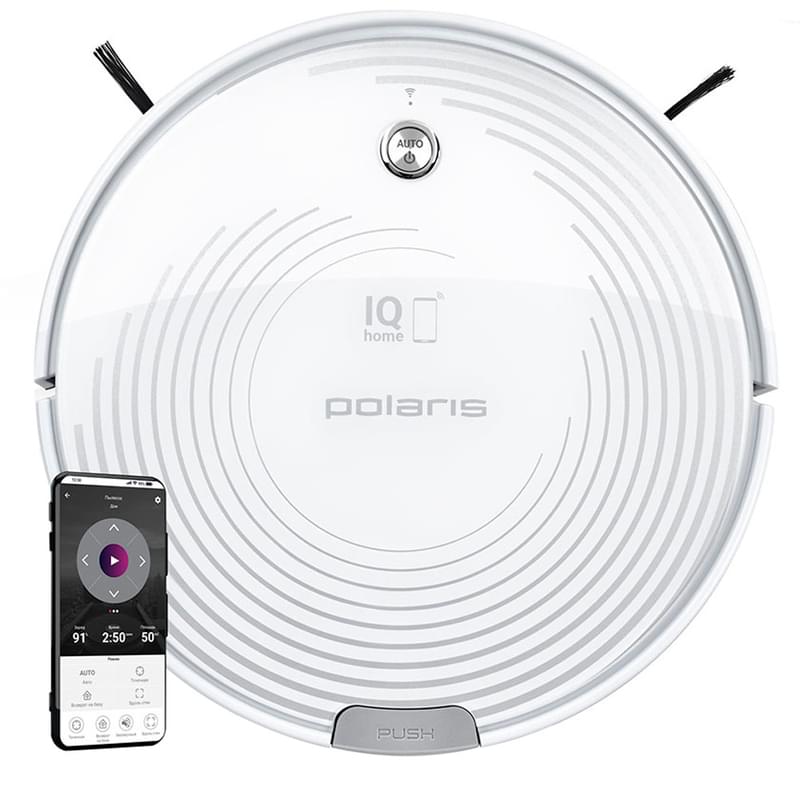 Polaris PVCR-0833 WI-FI IQ Home Робот шаңсорғышы Ақ - фото #0, Technodom.kz