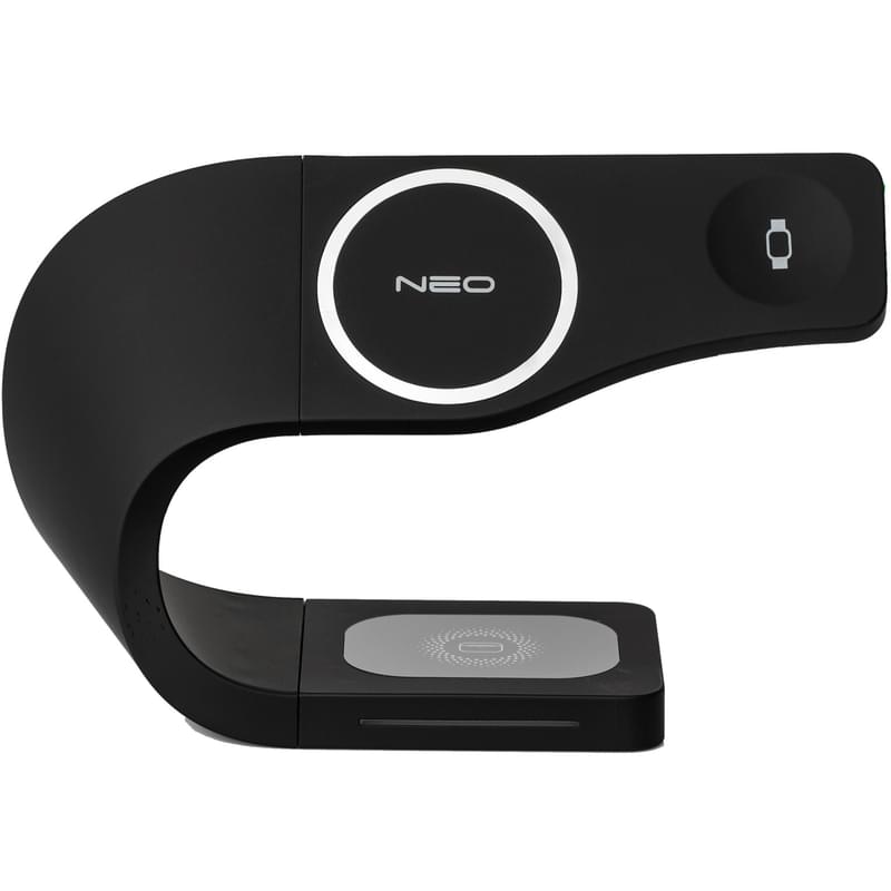 Беспроводное зарядное устройство NEO, 3 in 1, Magnetic Wireless Charge, Black (NEO-T3WC-IPBK) - фото #0, Technodom.kz