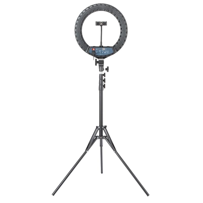 Кольцевая лампа Neo-14S форма треноги, 1 слот для смартфона, 34W (HQ-14S Tripod) - фото #1, Technodom.kz