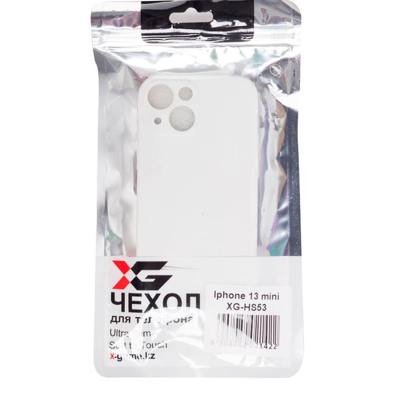 Чехол для Iphone 13 mini, X-Game, Силиконовый, Белый (XG-HS53) - фото #2, Technodom.kz