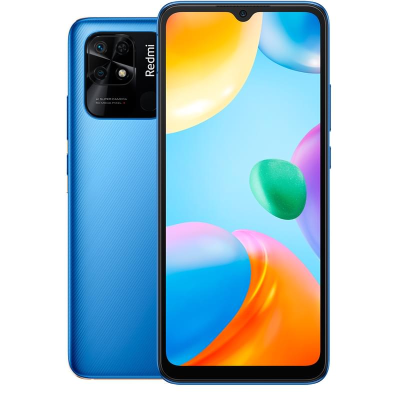 Смартфон Xiaomi Redmi 10C 4/128GB Ocean Blue - фото #0, Technodom.kz