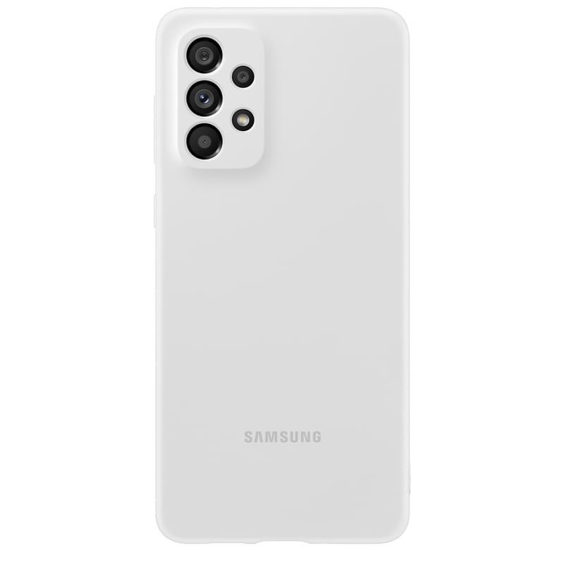 Чехол для Samsung Galaxy A73, Silicone Cover, White (EF-PA736TWEGRU) - фото #0, Technodom.kz