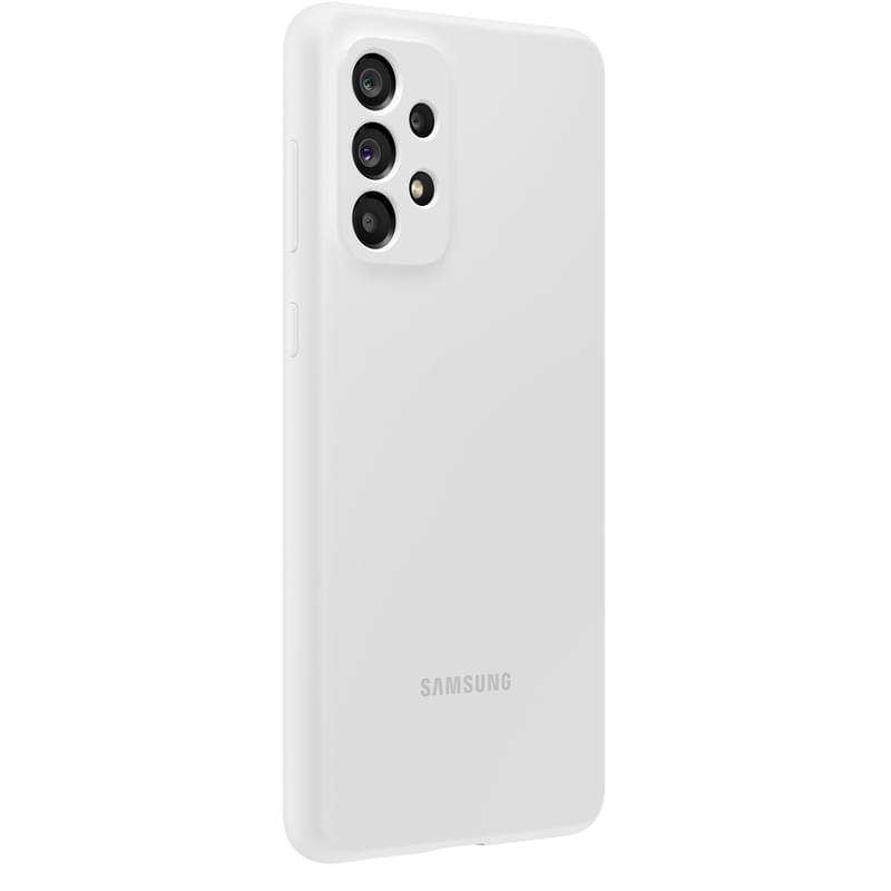 Чехол для Samsung Galaxy A73, Silicone Cover, White (EF-PA736TWEGRU) - фото #3, Technodom.kz