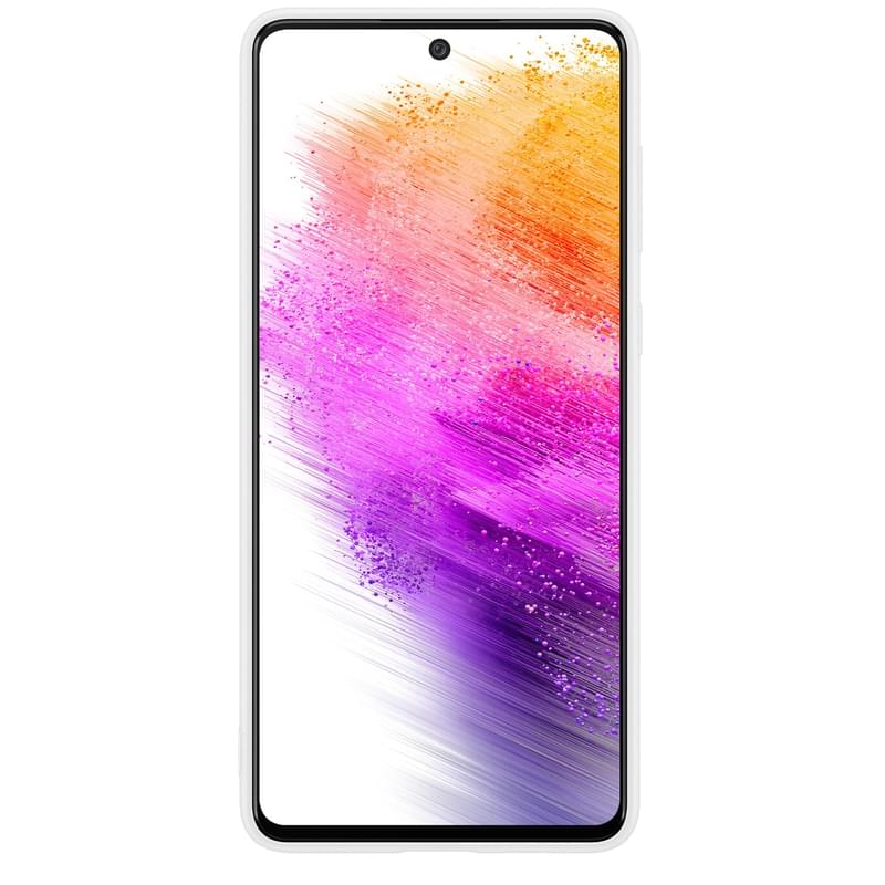 Чехол для Samsung Galaxy A73, Silicone Cover, White (EF-PA736TWEGRU) - фото #4, Technodom.kz