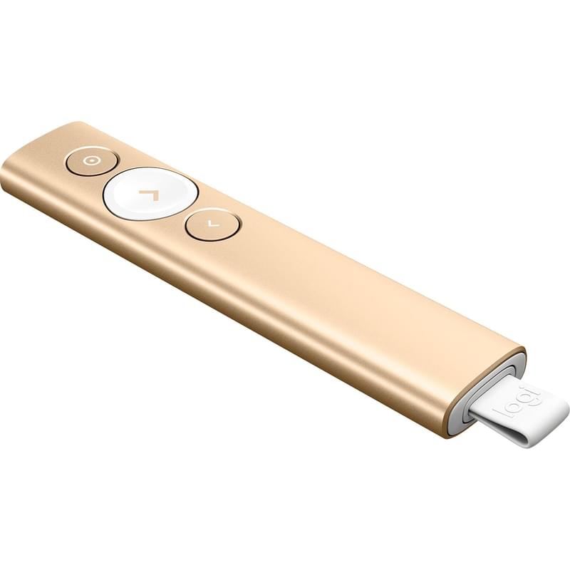 Logitech Spotlight Presentation Remote Презентері, Gold (910-004862) - фото #1, Technodom.kz