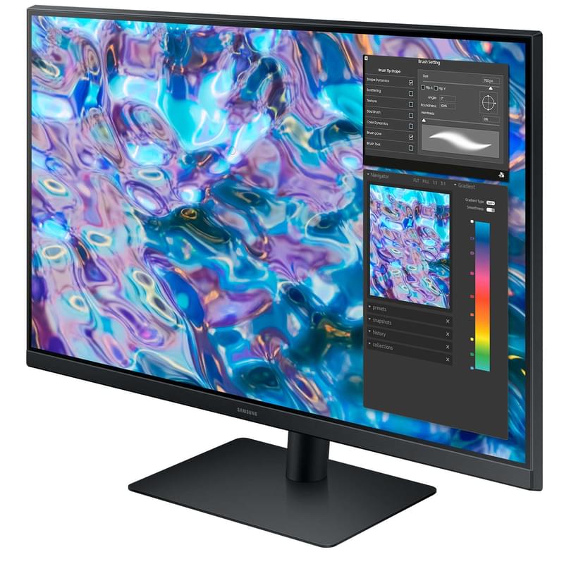 Монитор 27" Samsung LS27B610EQIXCI 2560x1440 16:9 IPS 75ГЦ (2HDMI+DP) Black - фото #3, Technodom.kz