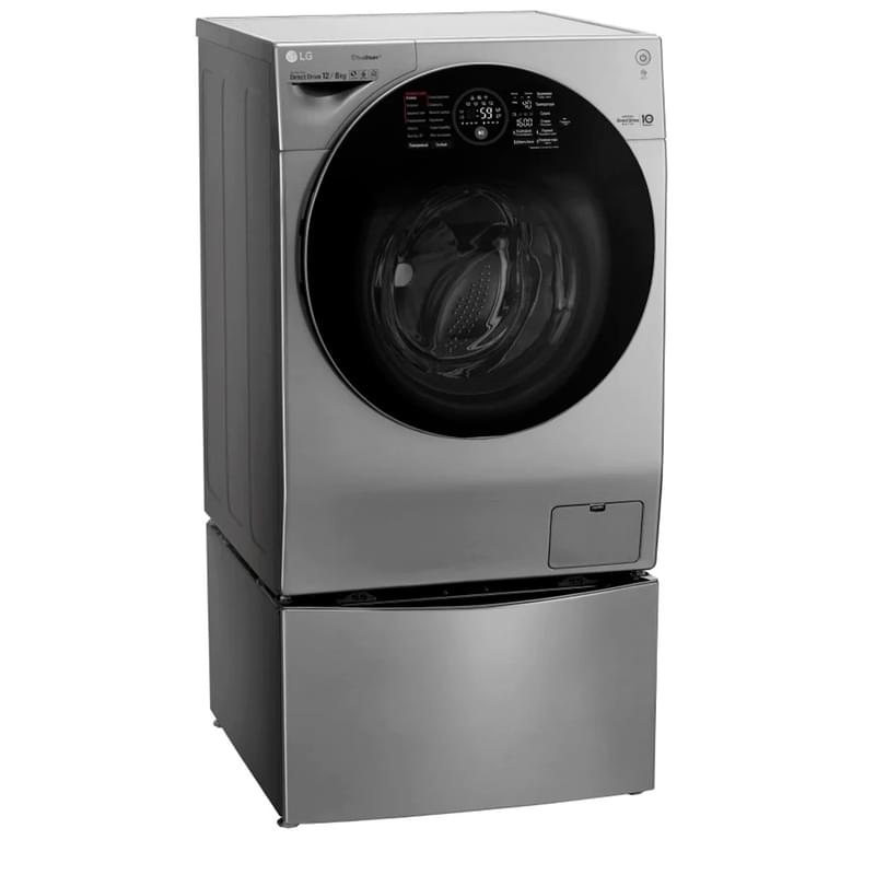 Стиральная машина LG Twin Wash FH-6G1BCH6N+TW-256S - фото #1, Technodom.kz