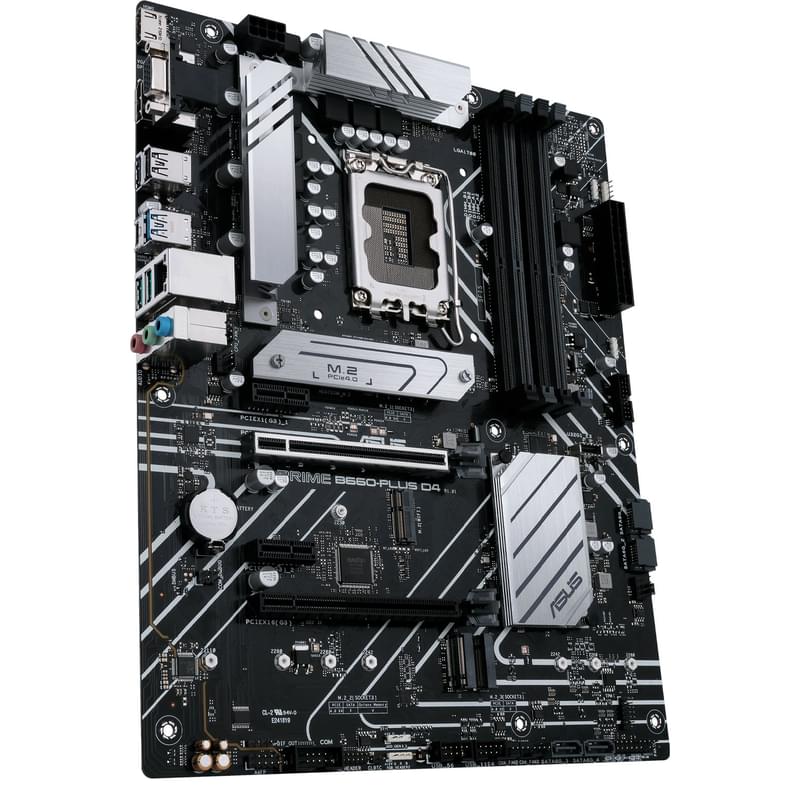 Материнская плата Asus PRIME B660-PLUS D4 LGA1700 4DDR4 PCI-E 2x16 2x1 (HDMI+DP+VGA) ATX - фото #2, Technodom.kz Материнская плата Asus PRIME B660-PLUS D4 LGA1700 4DDR4 PCI-E 2x16 2x1 (HDMI+DP+VGA) ATX - фото #2, Technodom.kz