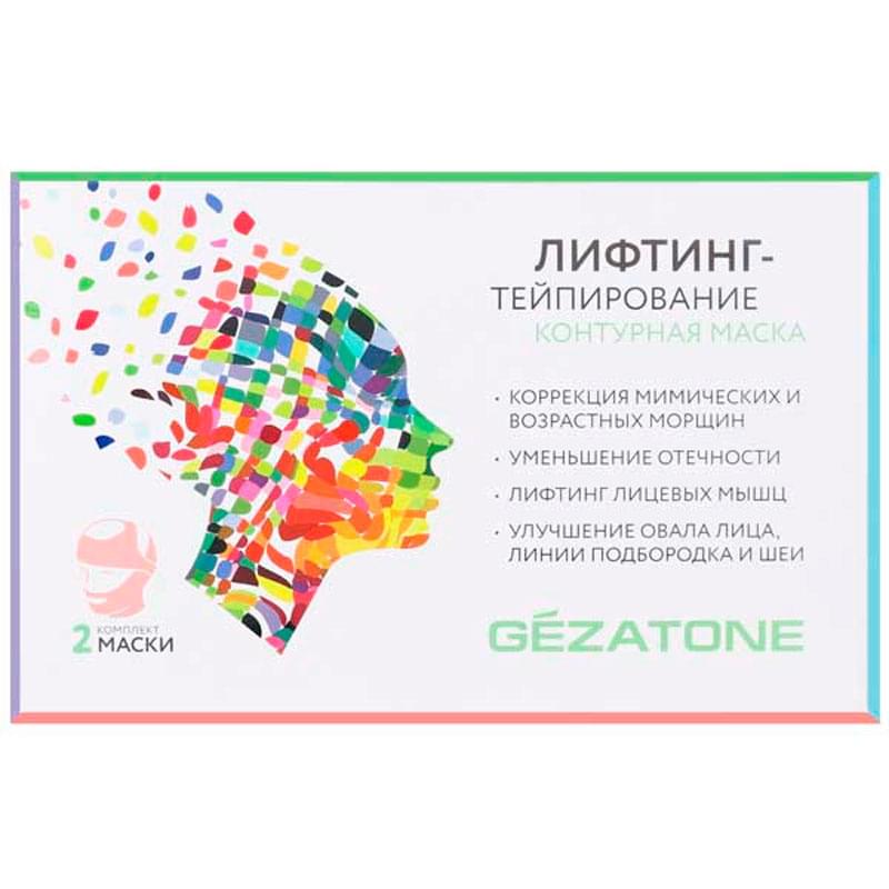 Gezatone, Маска бандаж для коррекции овала лица многоразовая, Компрессионная маска для подбородка и шеи - фото #0, Technodom.kz