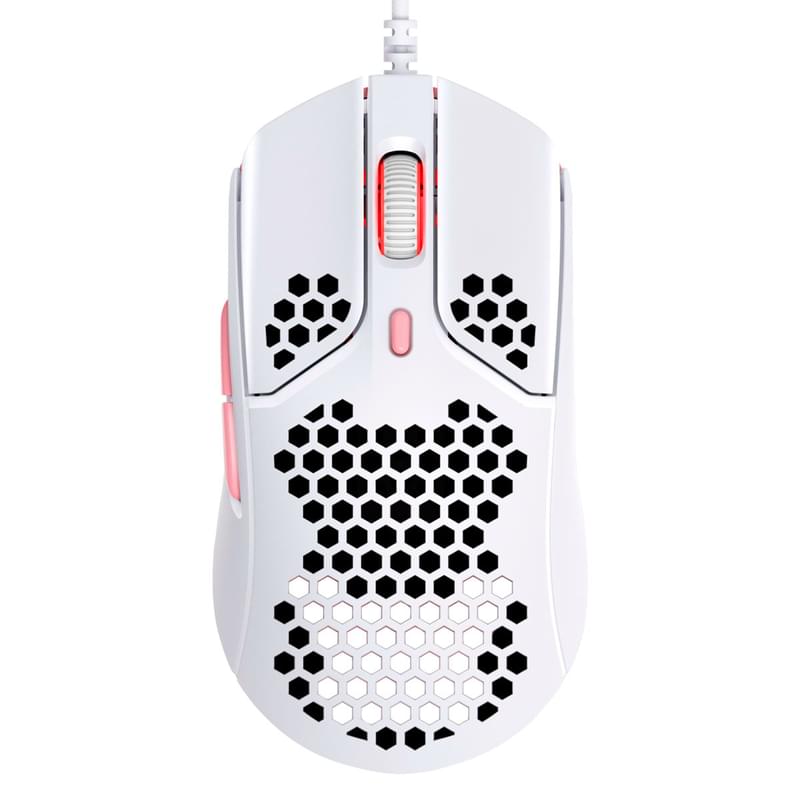 HyperX Pulsefire Haste Ойын тінтуірі, White-Pink (4P5E4AA) - фото #0, Technodom.kz