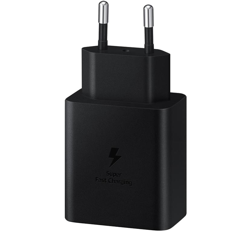 Адаптер питания Samsung, 1*USB 45Вт+Cable, Black (EP-T4510XBEGRU) - фото #1, Technodom.kz