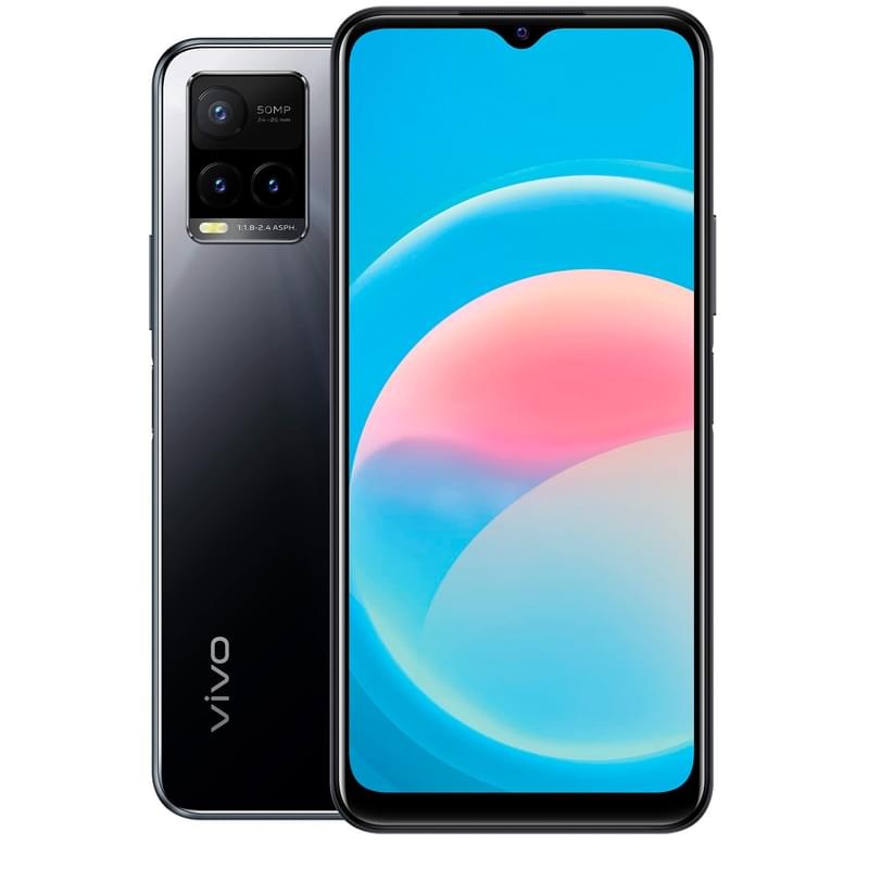 Смартфон Vivo Y33s 4/64GB Mirror Black - фото #0, Technodom.kz
