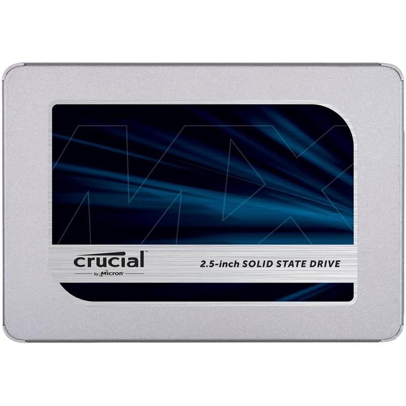 Внутренний SSD 2.5" 7мм 1TB Crucial MX500 SATA-III 3D TLC (CT1000MX500SSD1) - фото #0, Technodom.kz