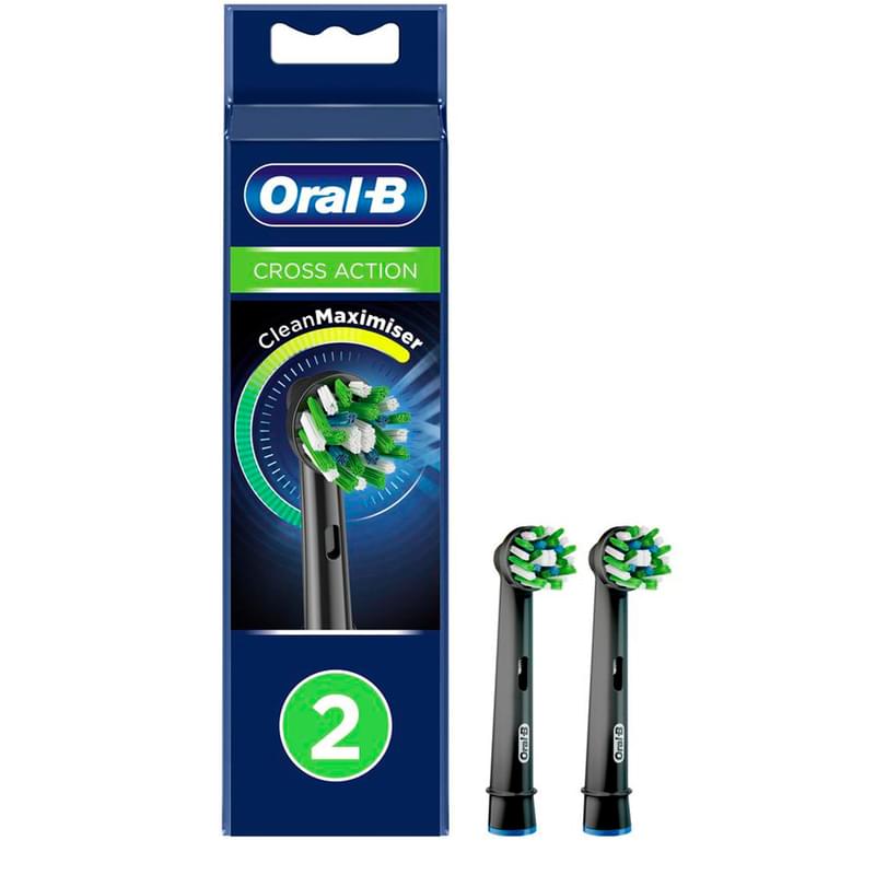 Насадки к зубной щетке Oral-B CrossAction EB50BRB 2шт - фото #0, Technodom.kz Насадки к зубной щетке Oral-B CrossAction EB50BRB 2шт - фото #0, Technodom.kz