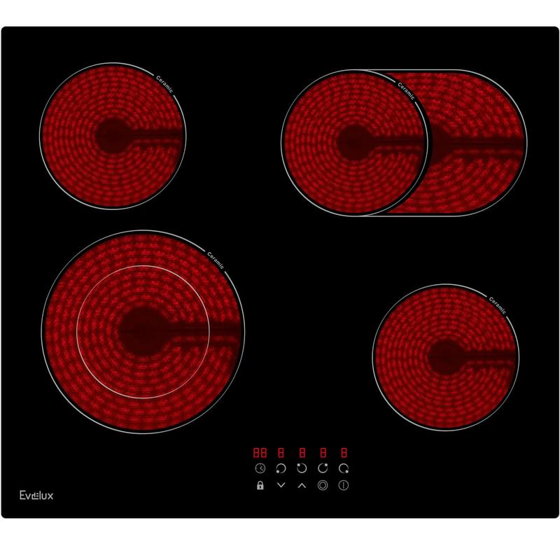 Электрическая варочная панель EVELUX HEV 642 B - фото #0, Technodom.kz