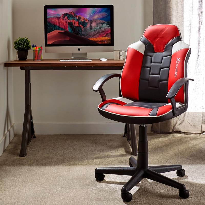 Игровое компьютерное кресло XRocker Saturn, Red (5120101) - фото #2, Technodom.kz
