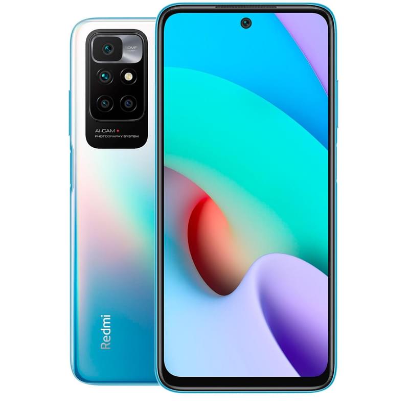 Смартфон Xiaomi Redmi 10 (2022) 4/64GB Sea Blue - фото #0, Technodom.kz