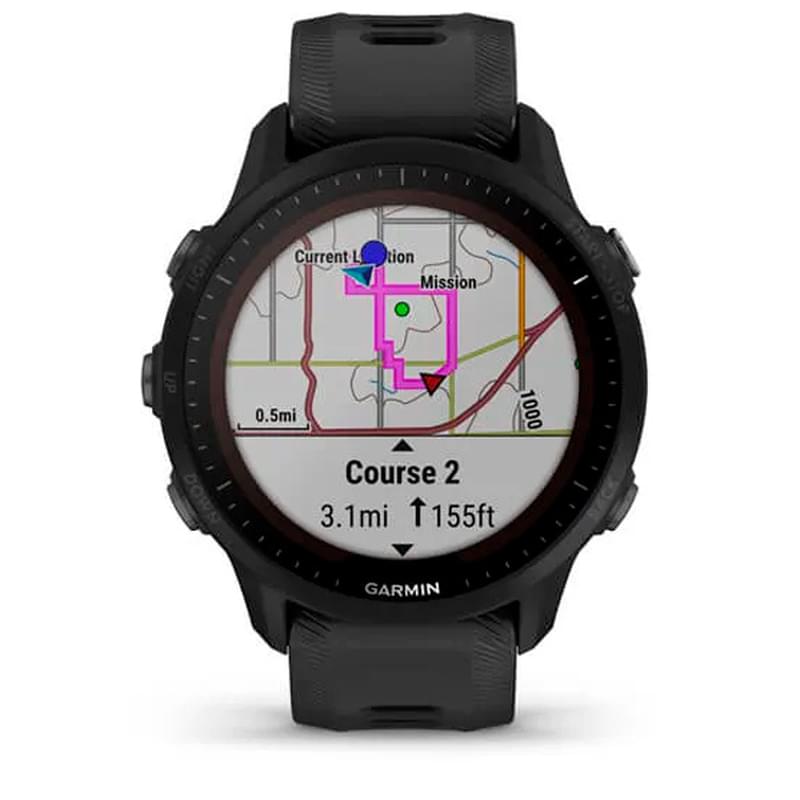 Garmin Forerunner 955 Смарт сағаты, Solar, EMEA, қара (010-02638-20) - фото #3, Technodom.kz