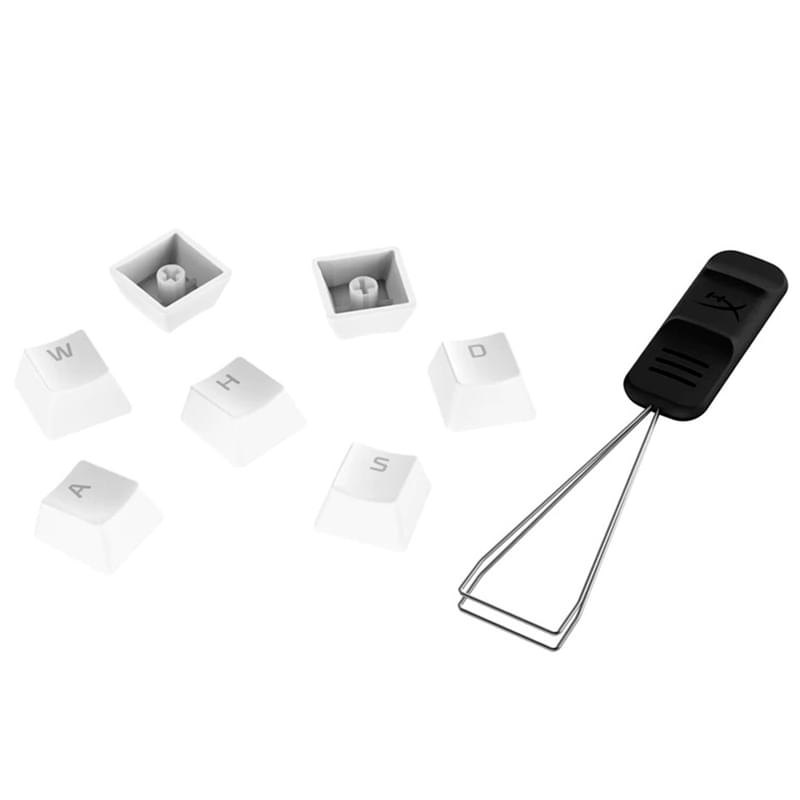 Cменные клавиши HyperX PBT Keycaps Full Key Set, White (519T5AA#ACB) - фото #0, Technodom.kz