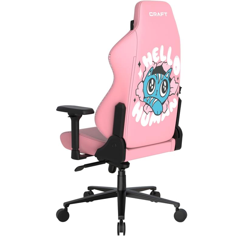 DXRacer Craft Series Компьютерлік ойын креслосы, Hello Human Cat (CRA/H008/P) - фото #6, Technodom.kz